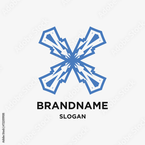 Letter X vector Logo Template Illustration Design