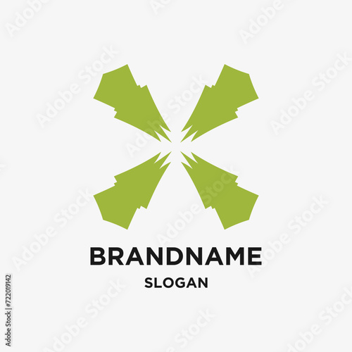 Letter X vector Logo Template Illustration Design