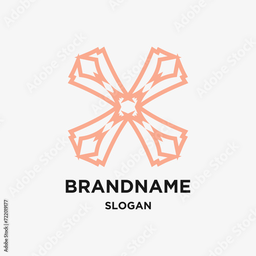 Letter X vector Logo Template Illustration Design