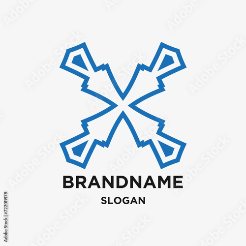 Letter X vector Logo Template Illustration Design