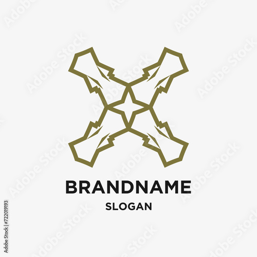 Letter X vector Logo Template Illustration Design