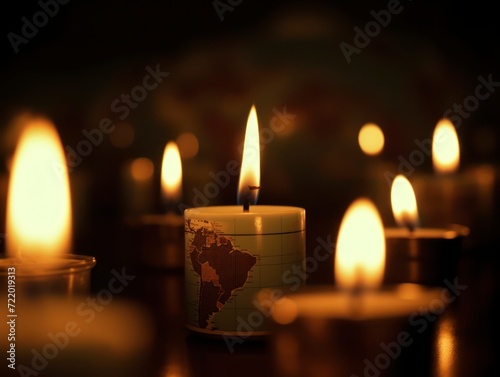 Earth Hour. Energy saving. Protecting the planet. Turn off the light for one hour.