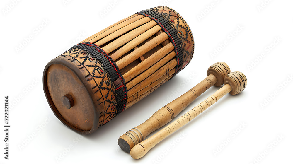 A traditional hand drum from the Dominican Republic, the tambora is