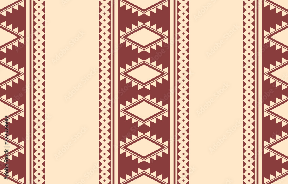 Ethnic abstract ikat art. Aztec ornament print. geometric ethnic pattern seamless  color oriental.  Design for background ,curtain, carpet, wallpaper, clothing, wrapping, Batik, vector illustration.