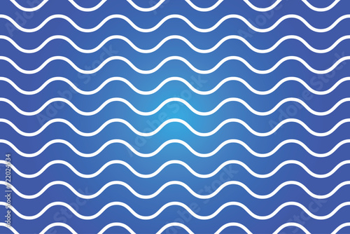 Blue background white wave lines