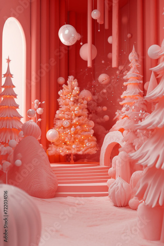 Julian glader's christmas 3d model. photo