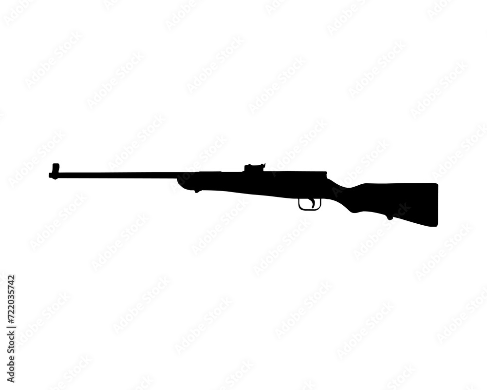 This is a silhouette of a firearm commonly used by soldiers, very suitable for making posters about independence or those related to war. This is a silhouette of a firearm commonly used by soldiers, very suitable for making posters about independence or those related to war.