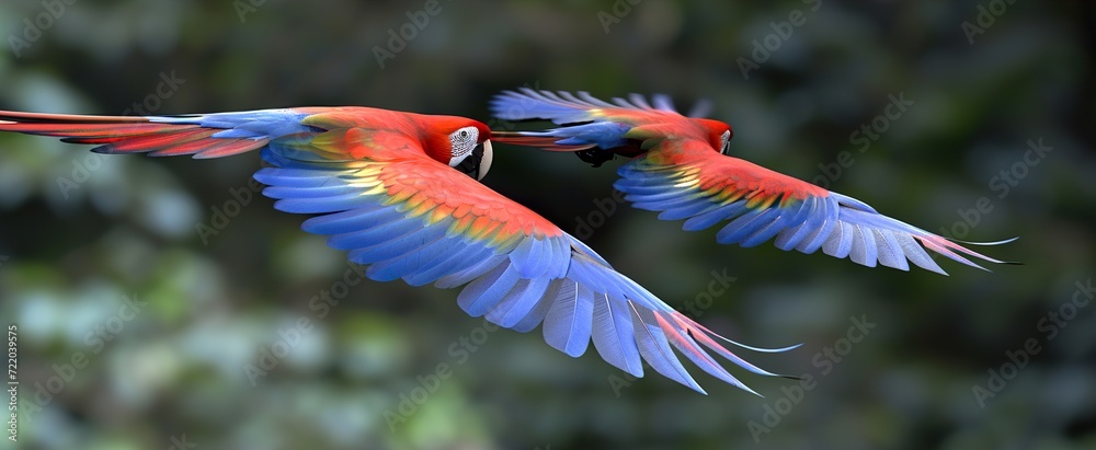Obraz premium red and yellow macaw
