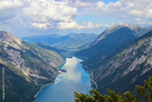 Achensee view mountains and sky lake