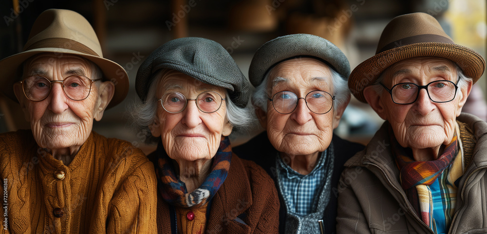 portrait of boomers, generated ai portrait of boomers, generated ai