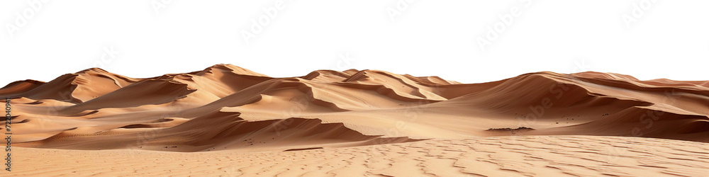 Desert, transparent background, isolated image, generative AI Desert, transparent background, isolated image, generative AI