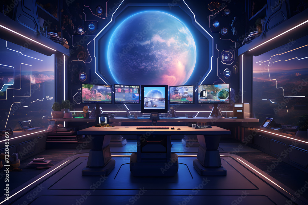 Fototapeta premium cctv room