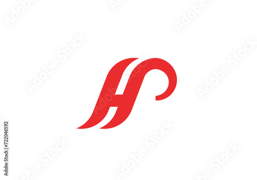 Free Download Letter HP logo design template vector HP Letter Initial Logo Design Template Vector Illustration - GFXLoad