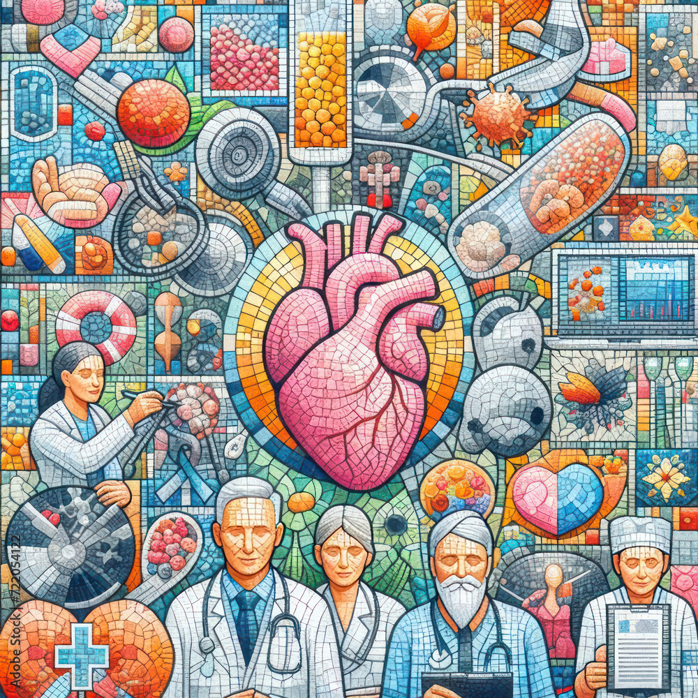Explore the intricate stages of cancer treatment through a captivating ...
