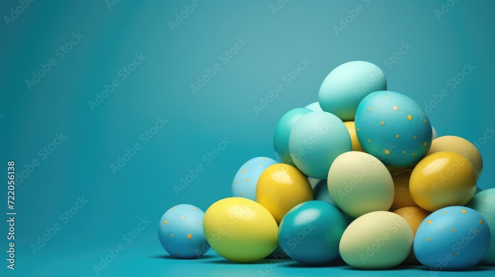 Pile of Pastel Easter Eggs: A Festive Springtime Celebration - Generative AI Pile of Pastel Easter Eggs: A Festive Springtime Celebration - Generative AI