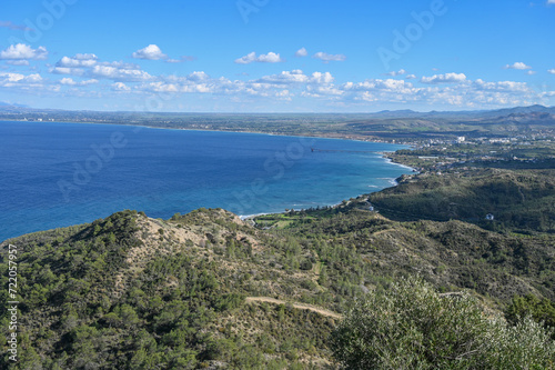 northern cyprus morphou bay view from a high mountain 11