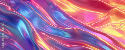 Strip wave iridescent background