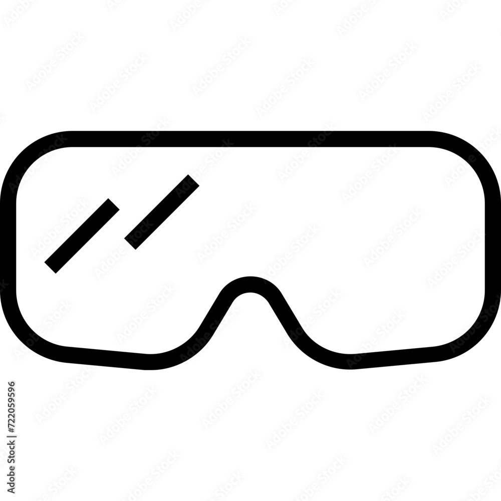 Goggles Vector Icon Goggles Vector Icon