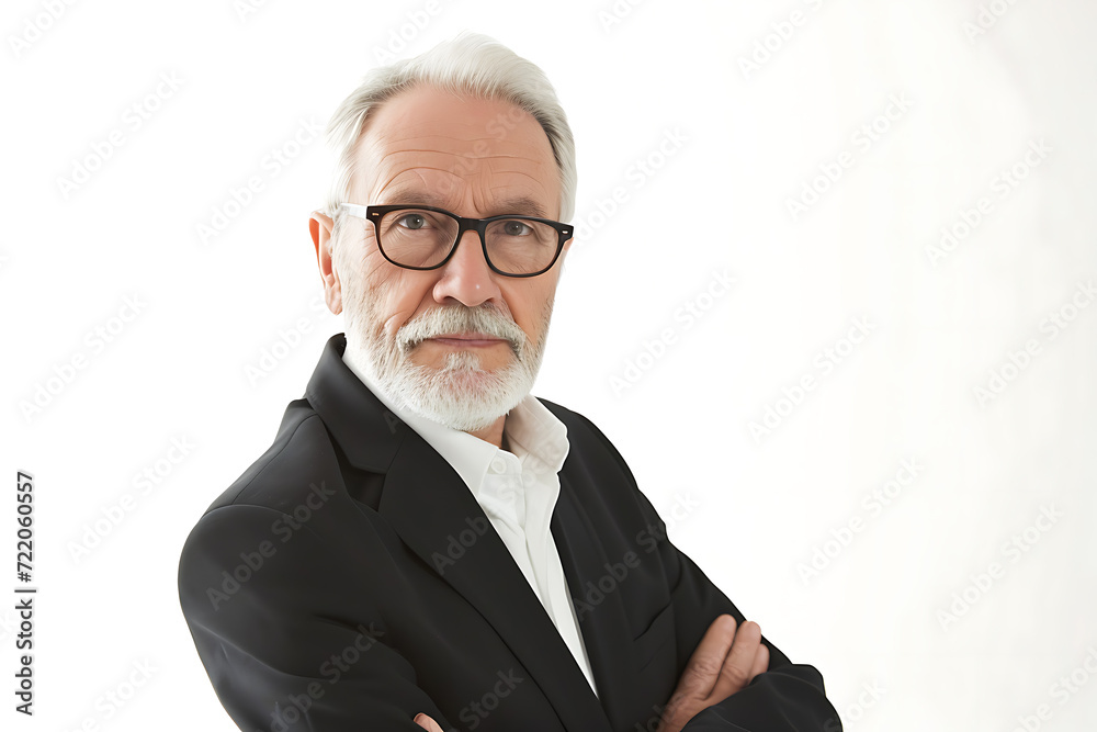 close up of businessman arm crossed on isolated background close up of businessman arm crossed on isolated background