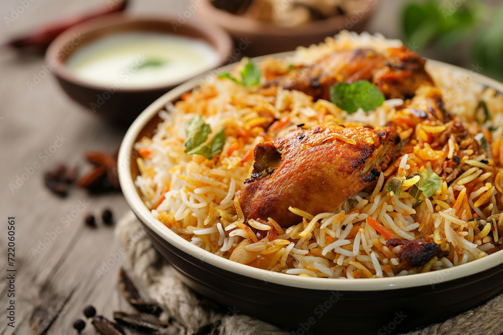 Traditional Chicken Biryani: Aromatic Indian Cuisine Traditional Chicken Biryani: Aromatic Indian Cuisine