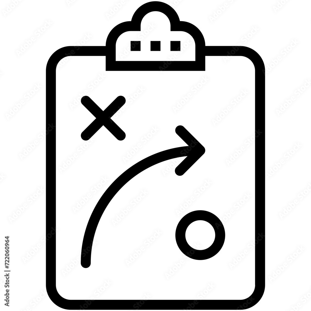 Strategy Vector Icon Strategy Vector Icon