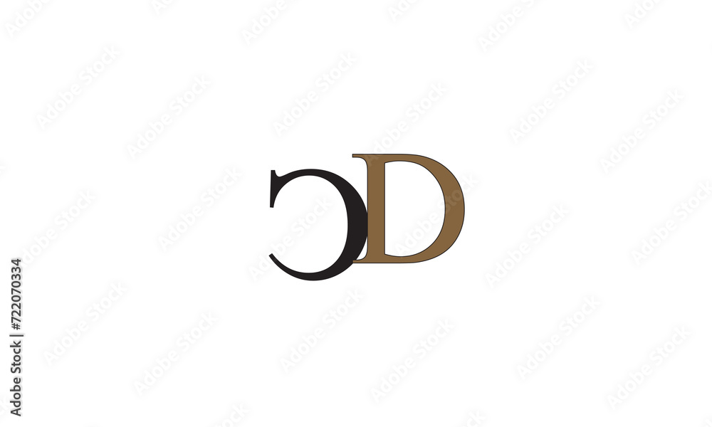 CD, DC, D, C Abstract Letters Logo Monogram CD, DC, D, C Abstract Letters Logo Monogram