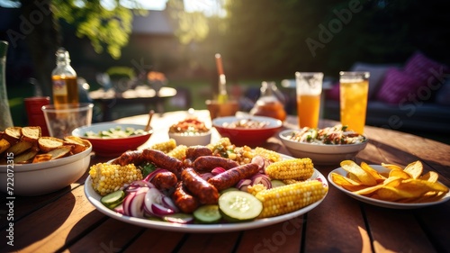 hearty barbecue banquet