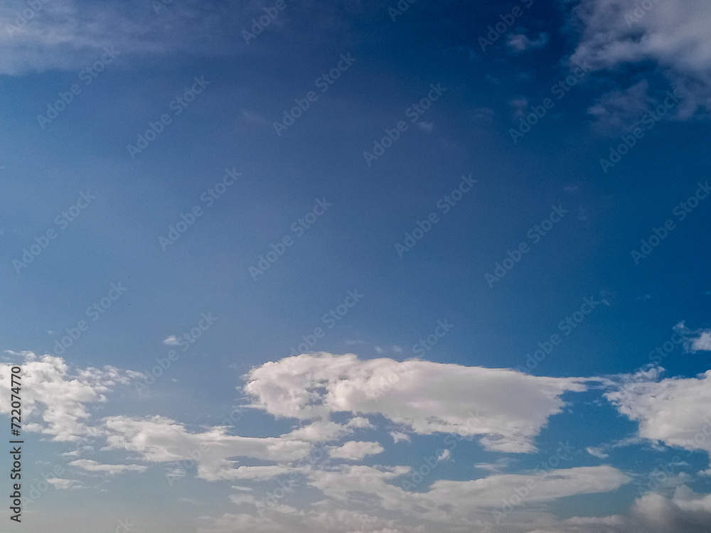 twilight sky. Sunset sky and clouds. Colorful sky at dusk time background