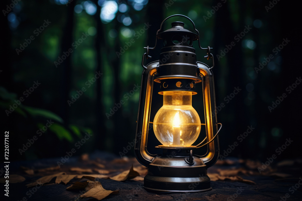 Lamp night kerosene vintage lantern