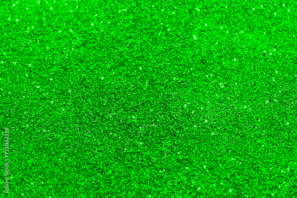 Fototapeta premium St. Patrick day. Green glitter as background