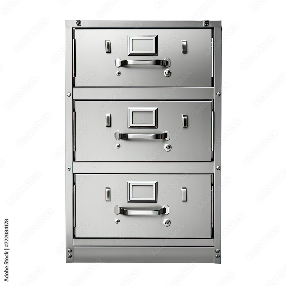 silver color filing cabinet isolated on a transparent silver color filing cabinet isolated on a transparent
