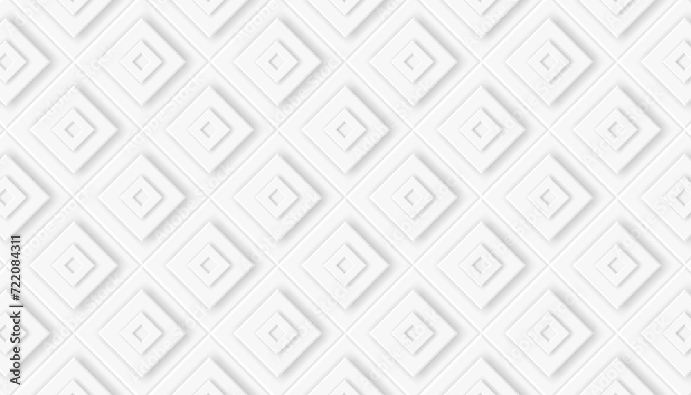 Square abstract white background. Modern minimalist square geometric background Square abstract white background. Modern minimalist square geometric background