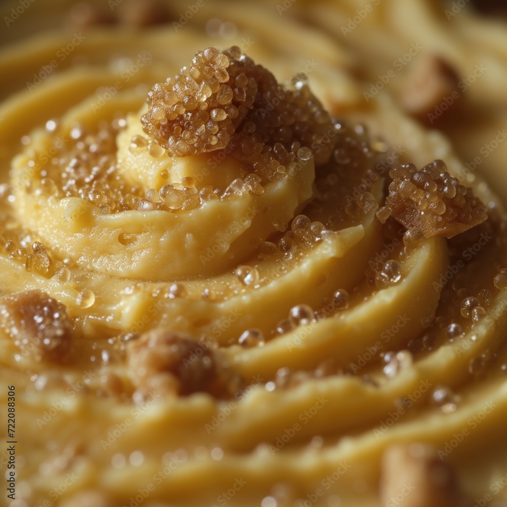 Fototapeta premium ice cream texture closeup