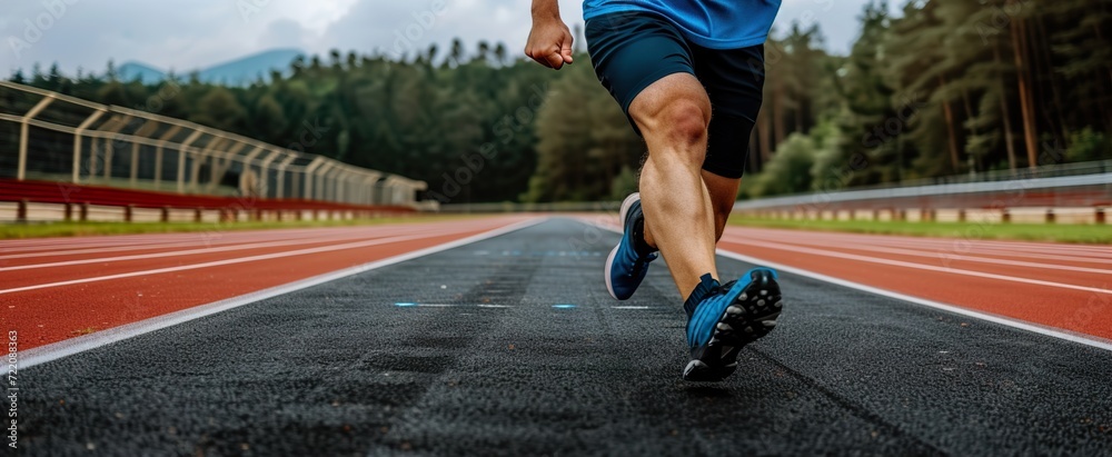 Fototapeta premium person running