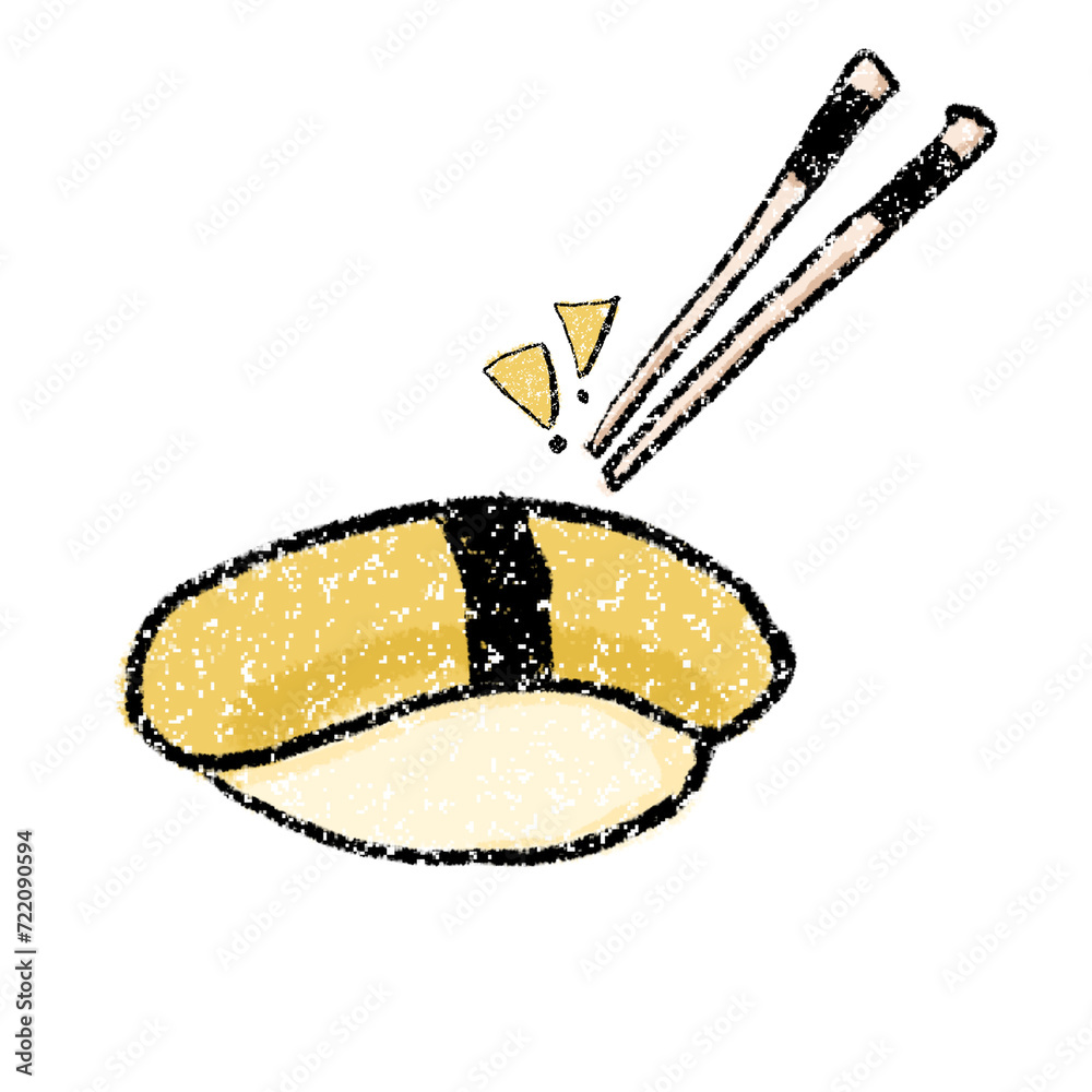 sushi white background doodle sushi white background doodle