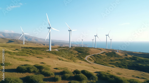 farma turbin wiatrowych