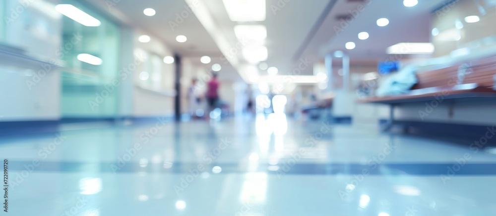 Obraz premium Blurred room background