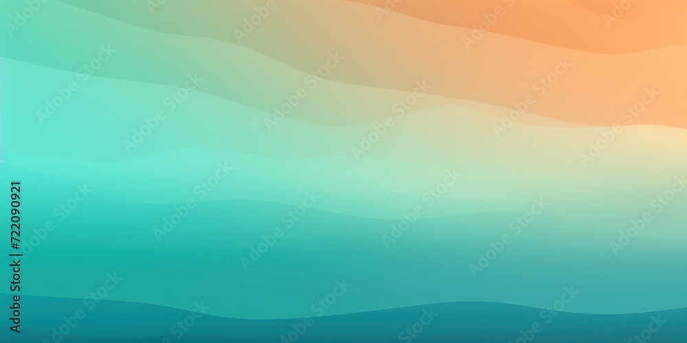 cyan, apricot, emerald soft pastel gradient background with a carpet texture vector illustration