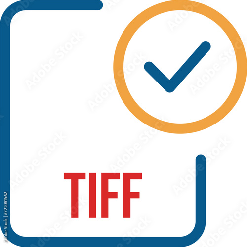 TIFF File icon with checked mark