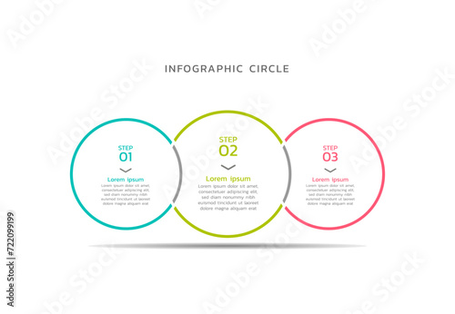Infographics business colorful elements design