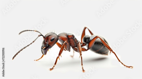 ant on white background. © Yahor Shylau 