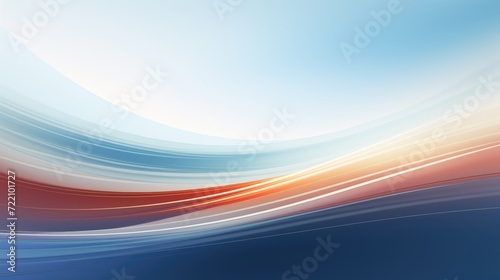 abstract background with smooth wavy lines. Generative AI