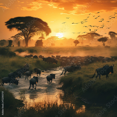 animals in the savannah