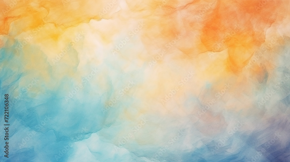 Fototapeta premium Abstract background and texture drawing with a watercolor.