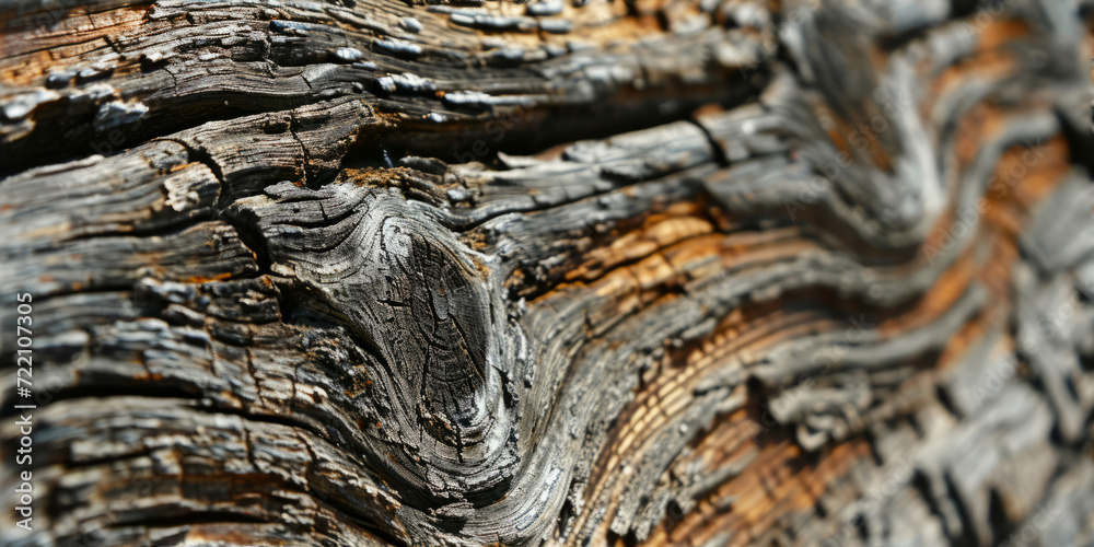 Textured Wooden Surface Detail