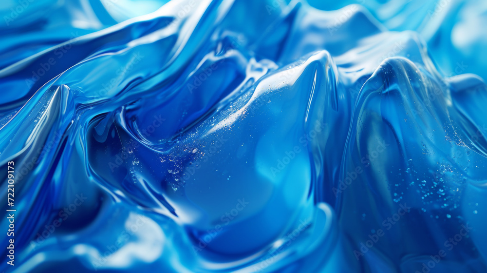 An abstract blue blue wave abstract background wallpaper.
