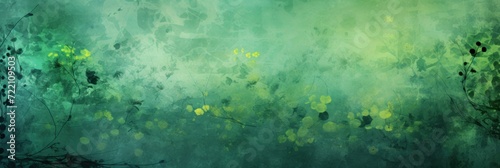 Foto green abstract floral background with natural grunge textures