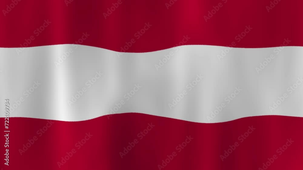 Waving National Flag of Austria Waving National Flag of Austria