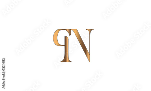 PN, NP , P , N , Abstract Letters Logo Monogram	