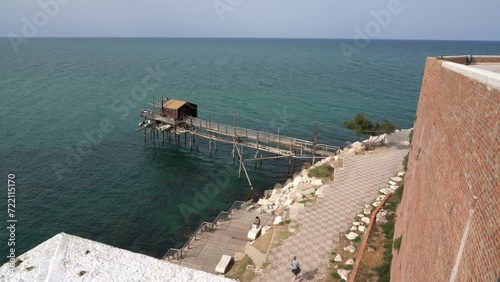 Scenic sight in Termoli, beautiful coastal town in the Province of Campobasso, Molise, Italy.